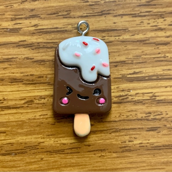 Jewelry - SOLD❗️Chocolate Ice Cream Bar Charm Pendant